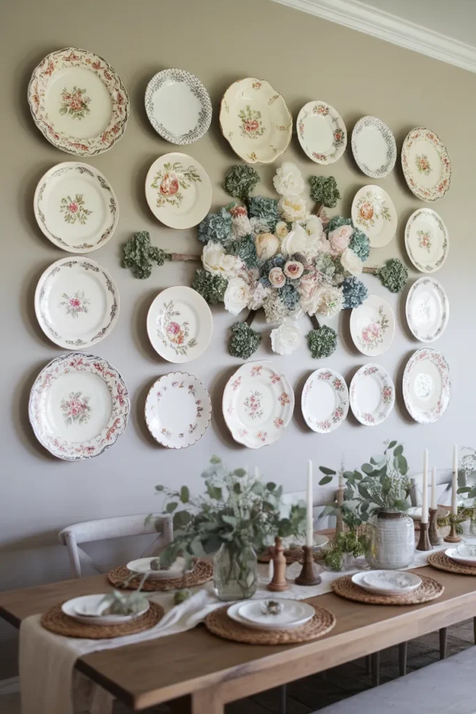 Farmhouse Plate Wall Display