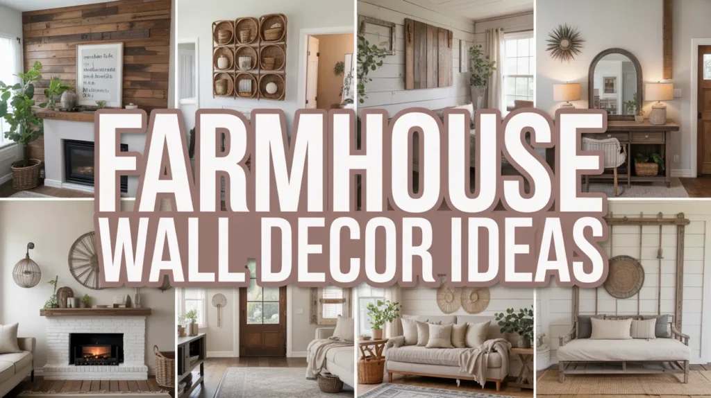 Farmhouse Wall Decor Ideas