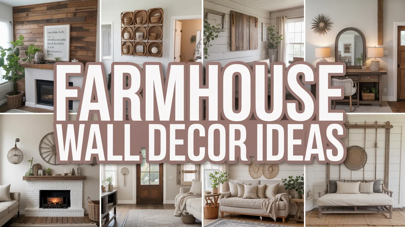 Farmhouse Wall Decor Ideas