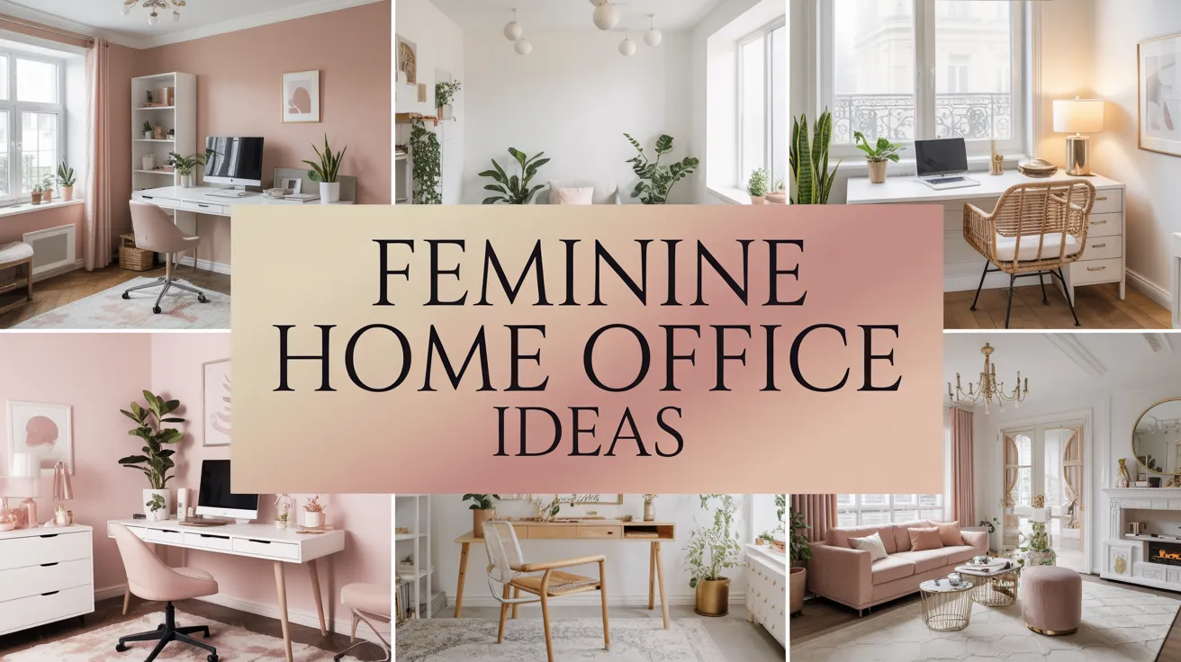 Feminine Home Office Ideas