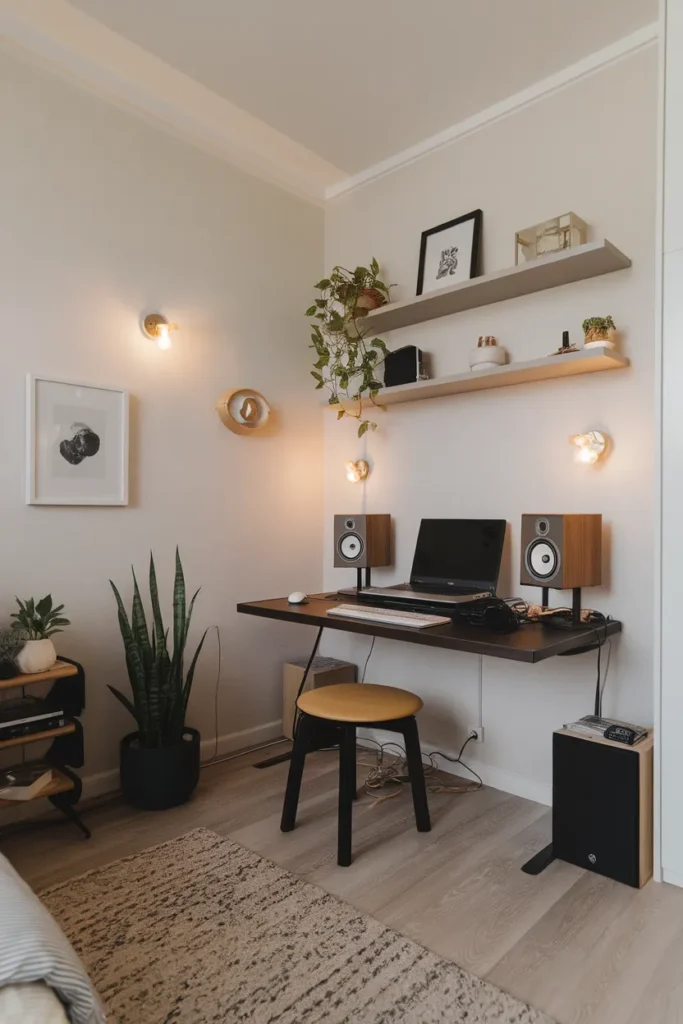 Floating Desk Music Setup