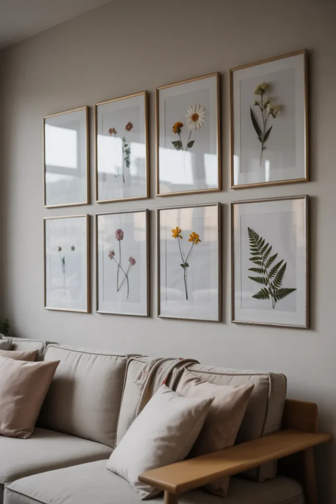 Floating Flower Frame Wall Art