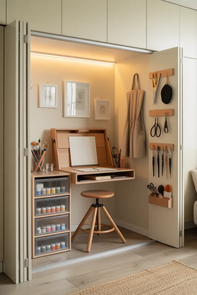 Foldaway Closet Studio