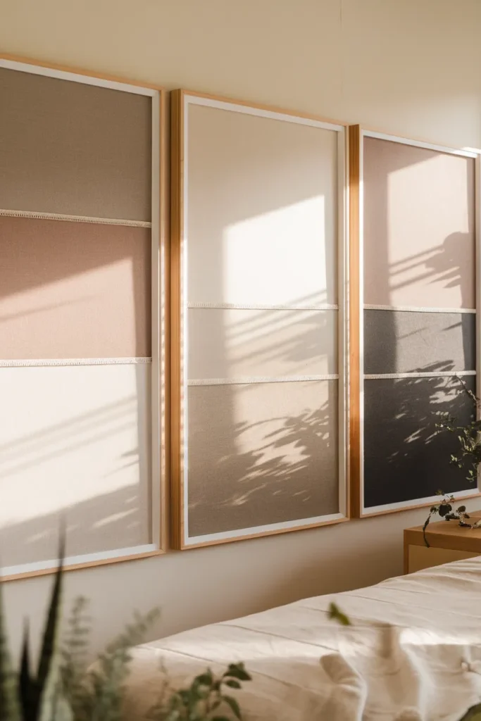 Framed Fabric Panels