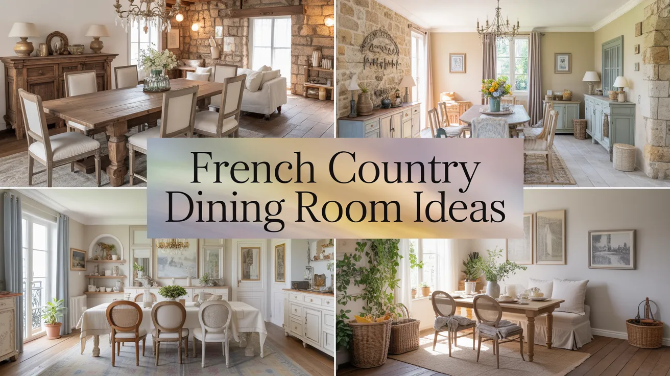French Country Dining Room Ideas