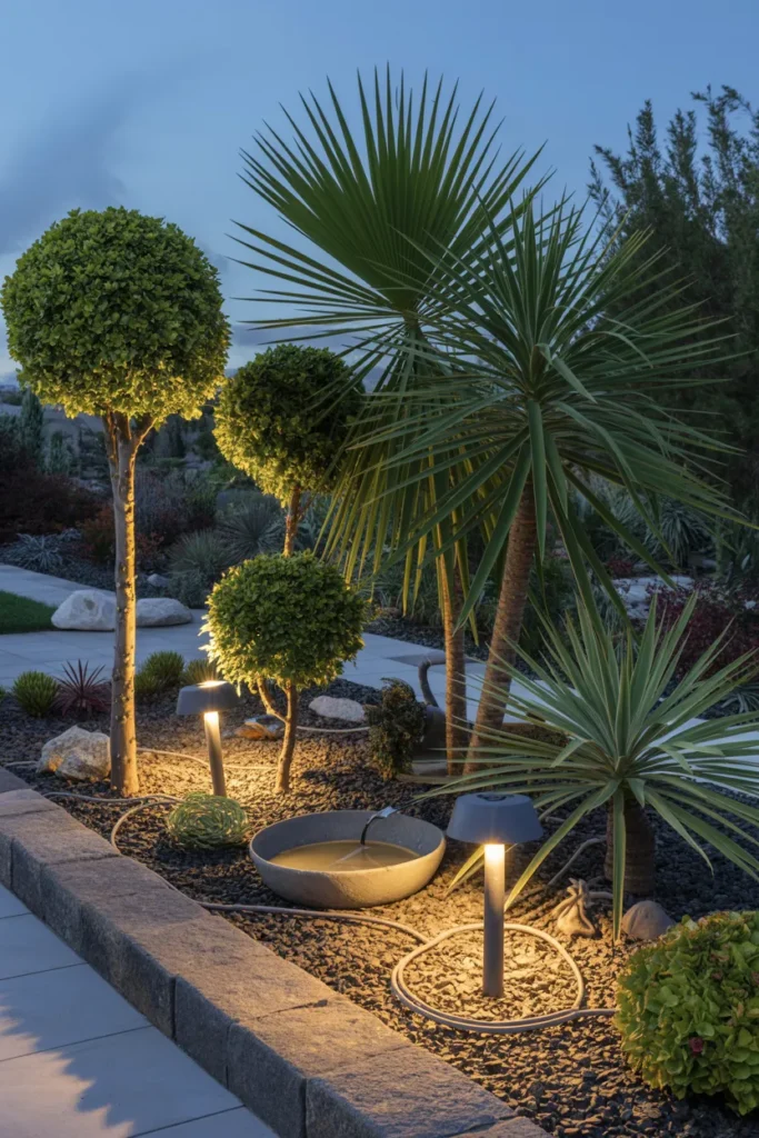 Garden Spotlighting for Focal Plants