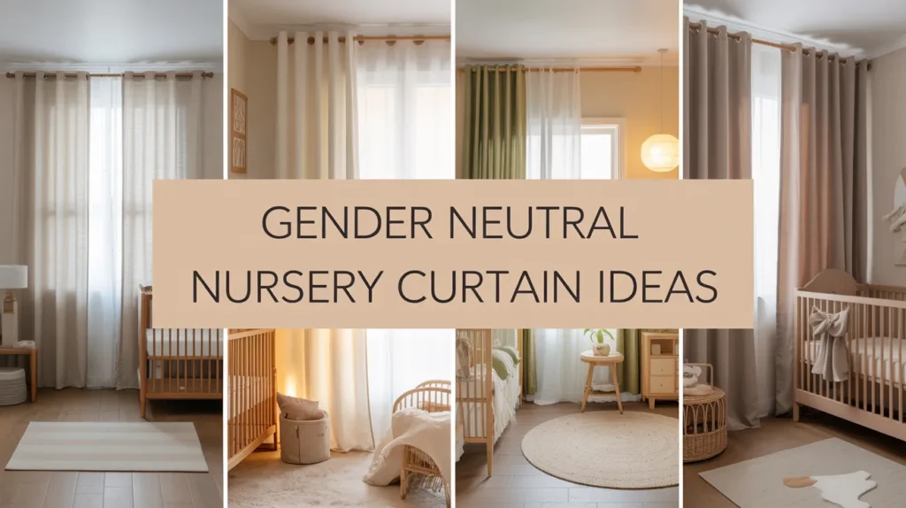 Gender Neutral Nursery Curtain Ideas
