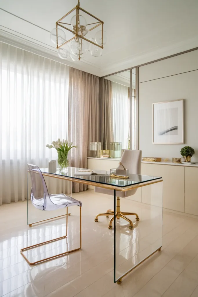 Glass Elements that Reflect Light