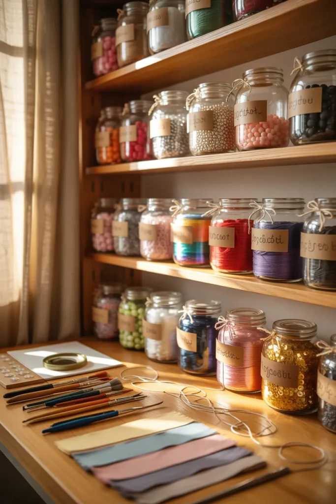 Glass Jars and Containers for Pretty Storage
