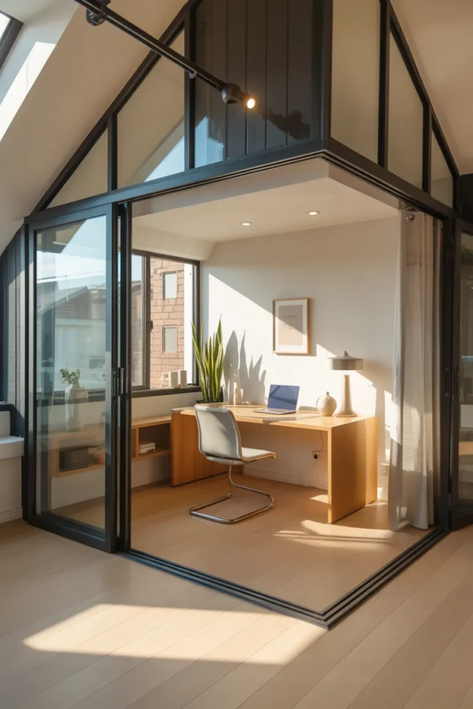 Glass Partition Studio Office