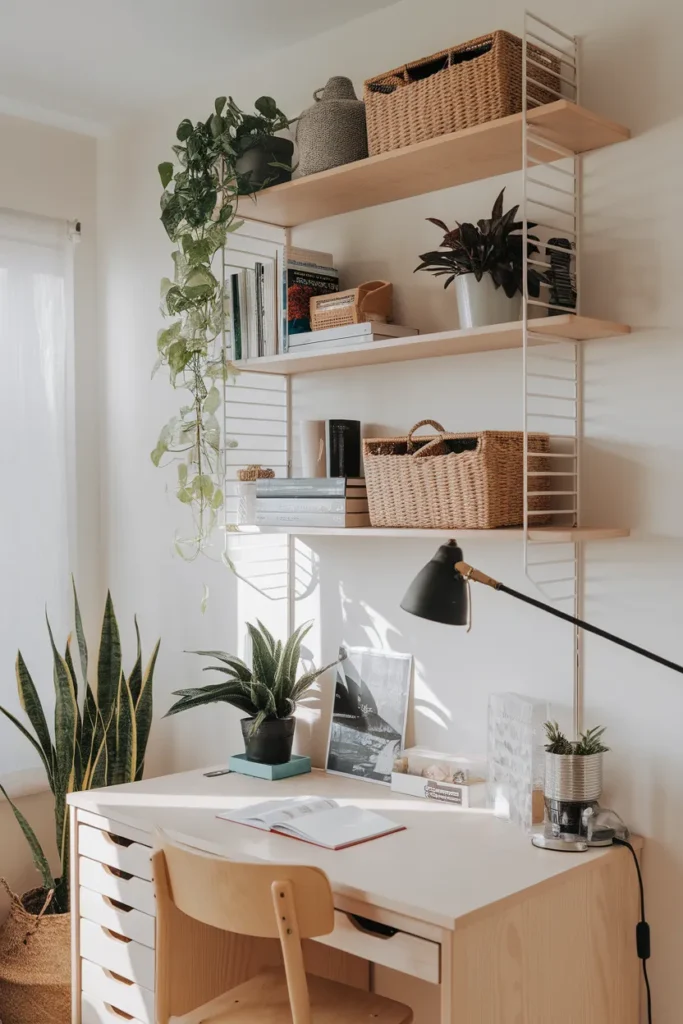 Go Vertical with Wall Shelves