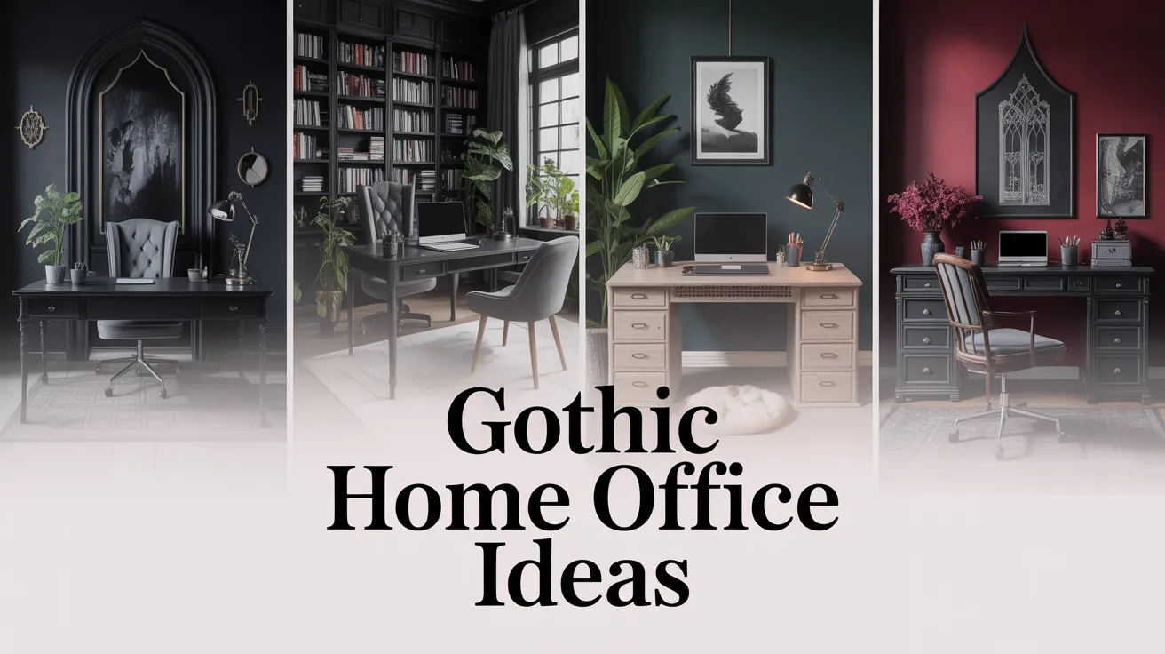 20 Gothic Home Office Ideas That Will Change Your Entire Workspace Vibe 1 Gothic Home Office Ideas