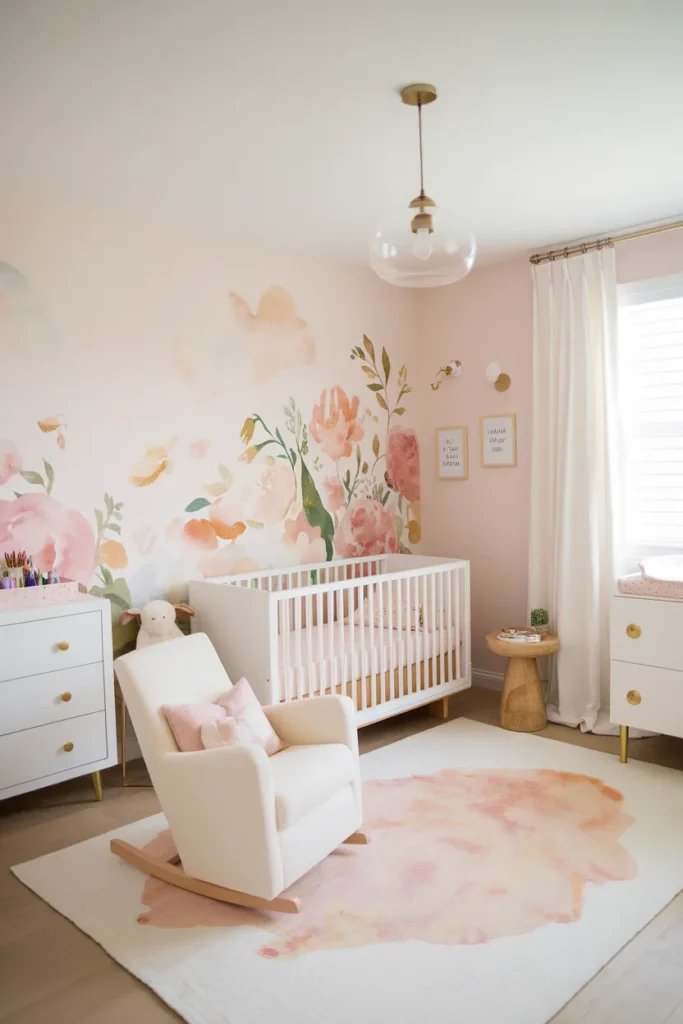 Hand-Painted Wall Mural