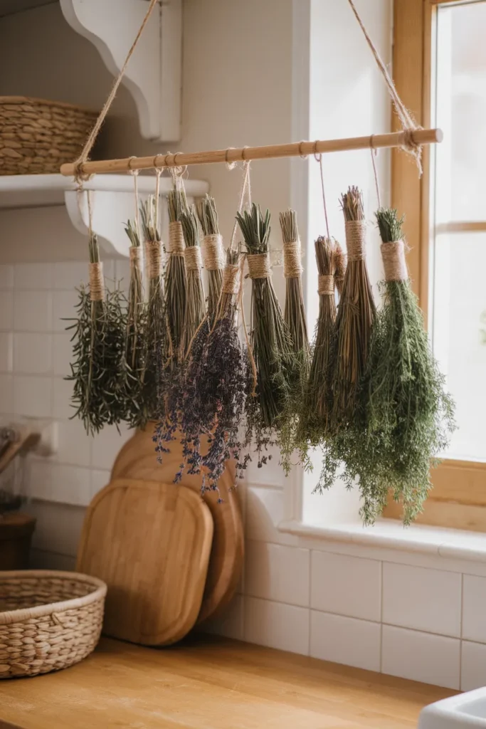 Hanging Herb Drying Rack