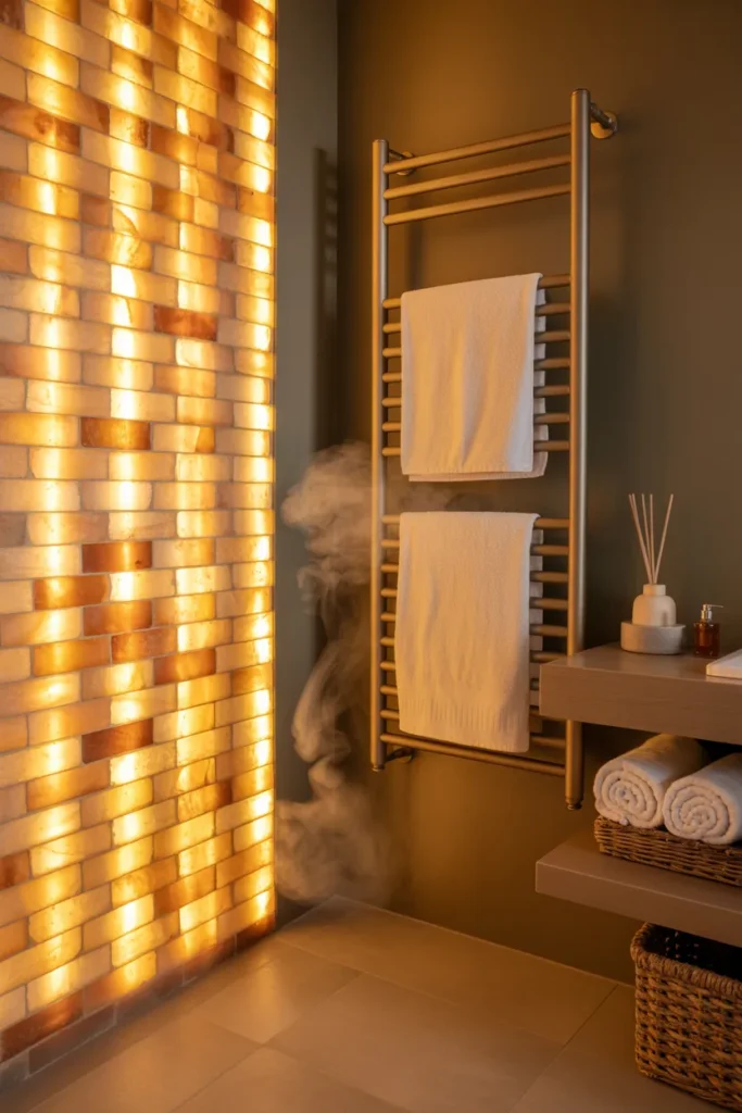 Himalayan Salt Glow Wall and Towel Warmer