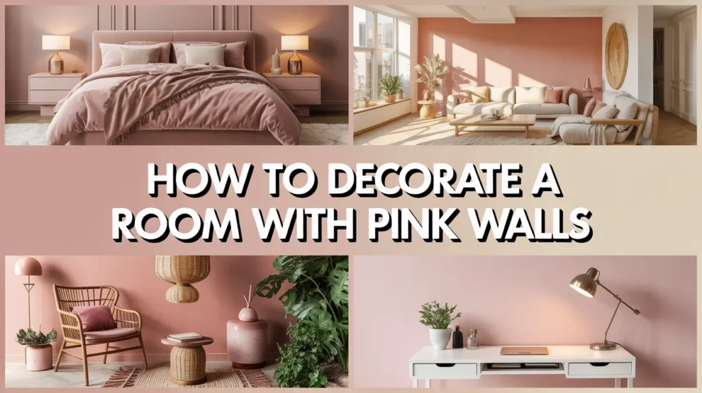 How to Decorate a Room With Pink Walls 7 How to Decorate a Room With Pink Walls