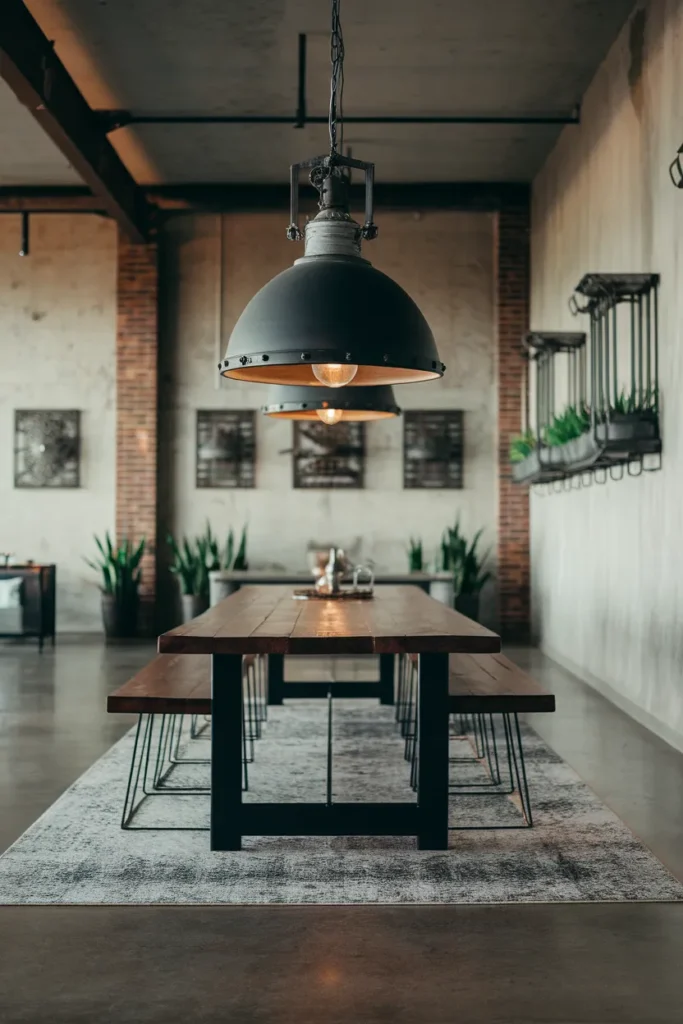 Industrial Dome Pendant for Bold Simplicity