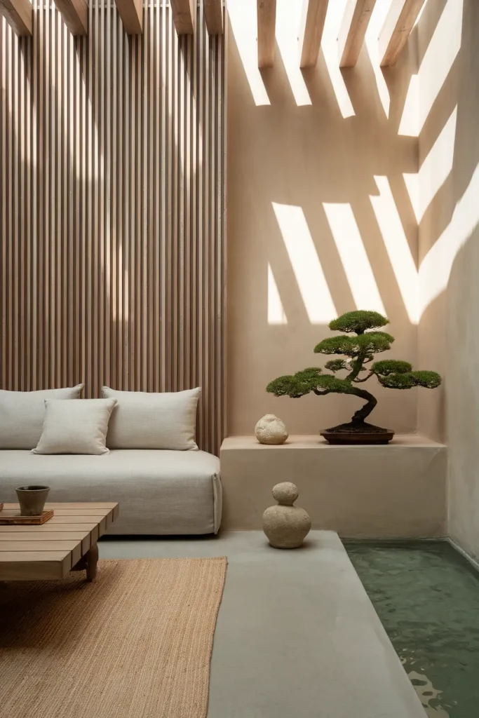 Japandi Sunroom for Calm and Minimal Living