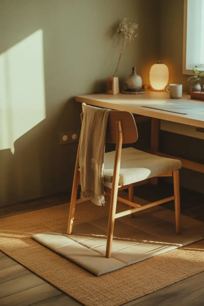 Keep a Small Tatami Mat Under Your Feet