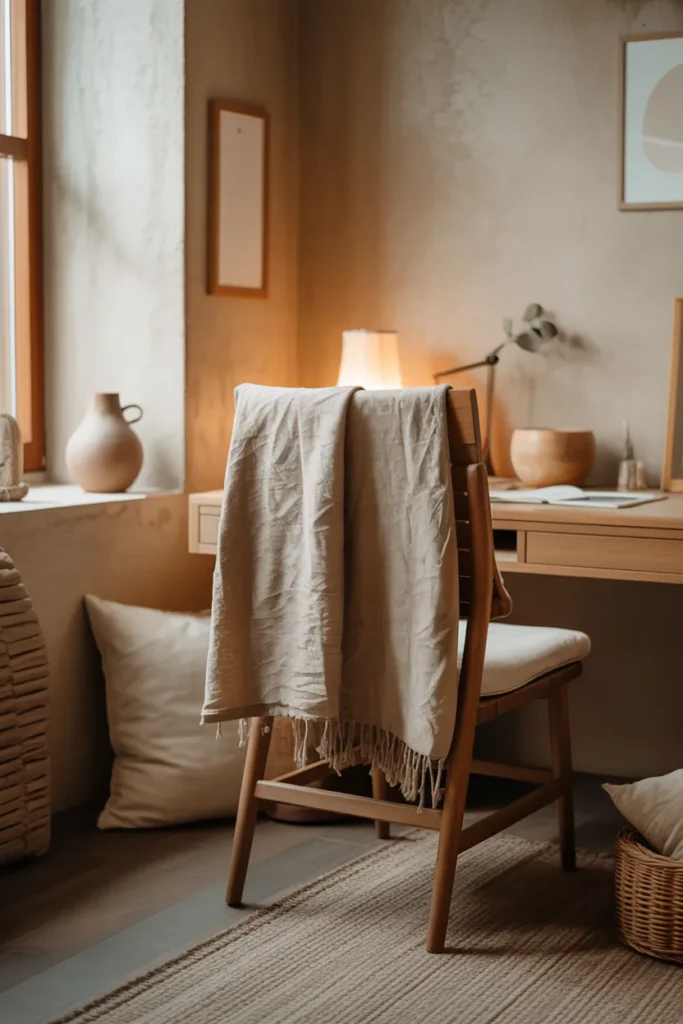 Keep a Worn Throw on Your Chair