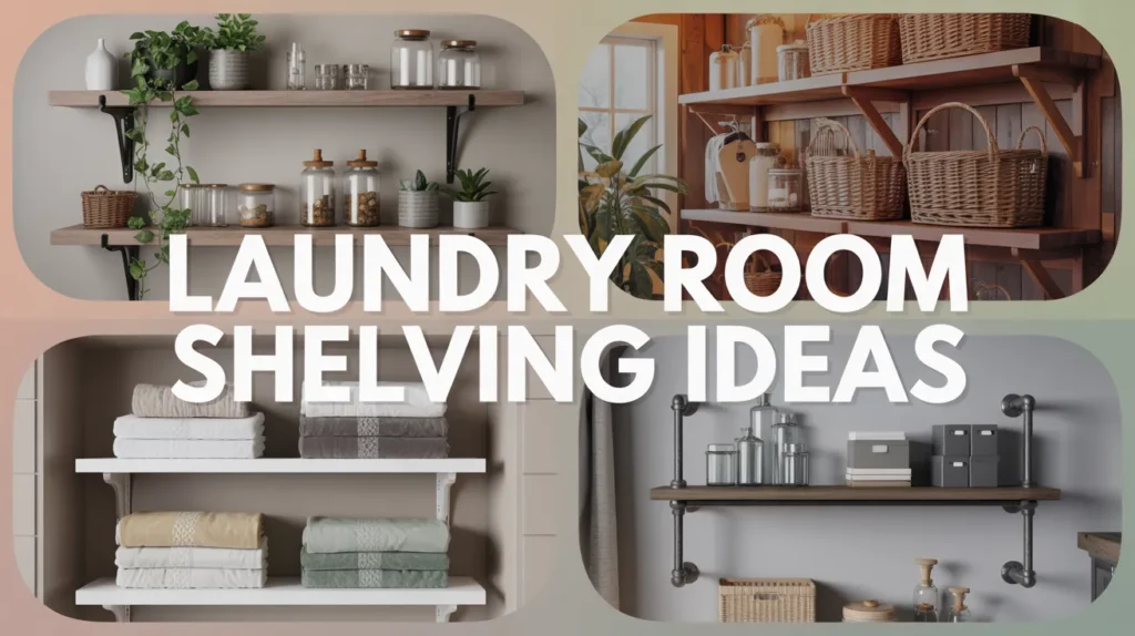 22 Laundry Room Shelving Ideas That Instantly Make Your Space Look Bigger 7 Laundry Room Shelving Ideas