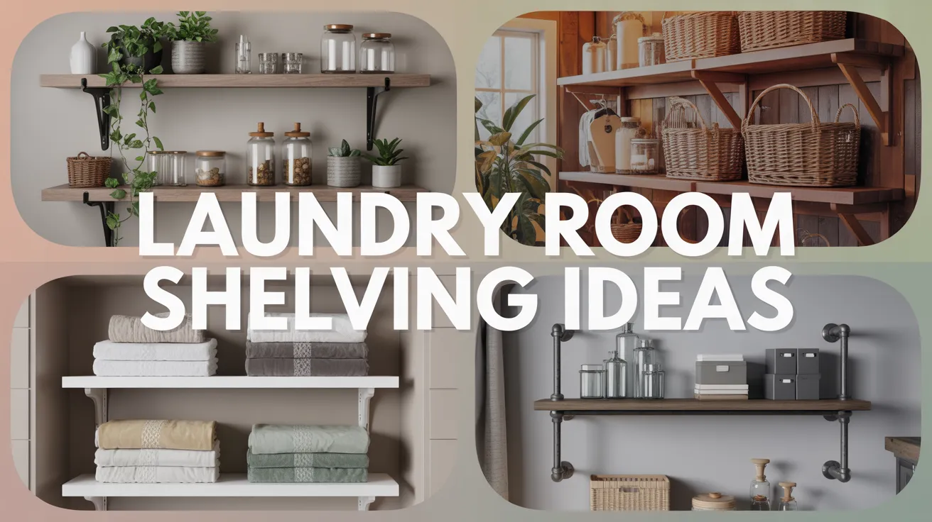 22 Laundry Room Shelving Ideas That Instantly Make Your Space Look Bigger 1 Laundry Room Shelving Ideas