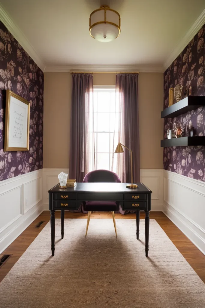 Luxe Wallpaper – Bold Backdrop for Statement Workspaces