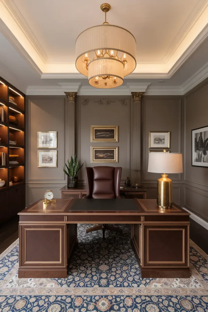 20 Modern Home Office Ideas That Make Working from Home Feel Luxurious 21 Luxury Executive Home Office