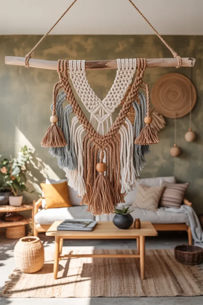 Macrame and Crochet Fusion Hanging