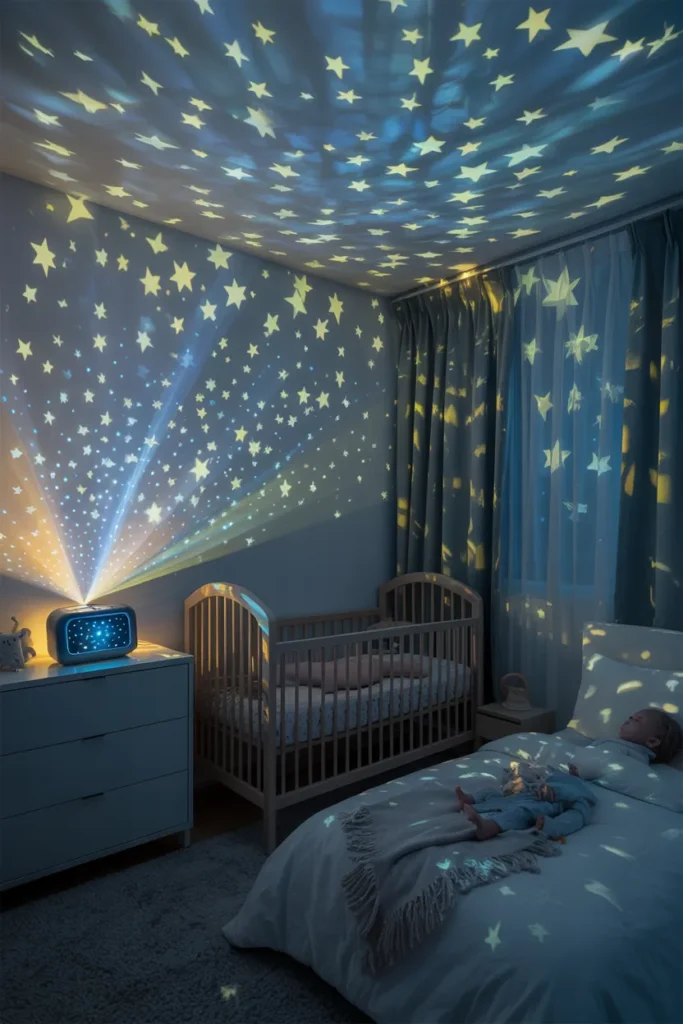 19 Nursery Lighting Ideas That Instantly Turn Baby Rooms Into Cozy Wonderlands 5 Soft Beam Floor Lamp for Nighttime Comfort
