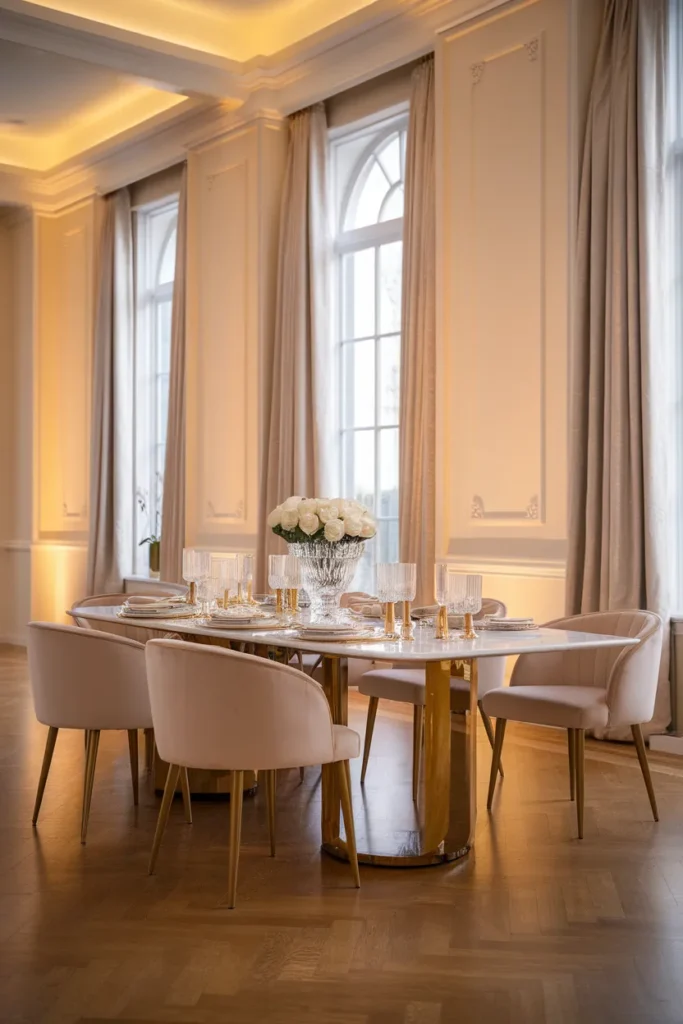Marble Dining Table and Timeless Sophistication