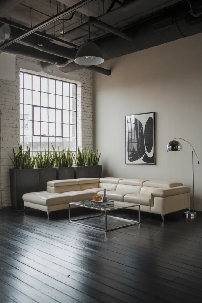 Matte Black Statement Floor