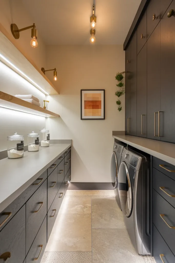 Matte Black and Natural Wood Combo