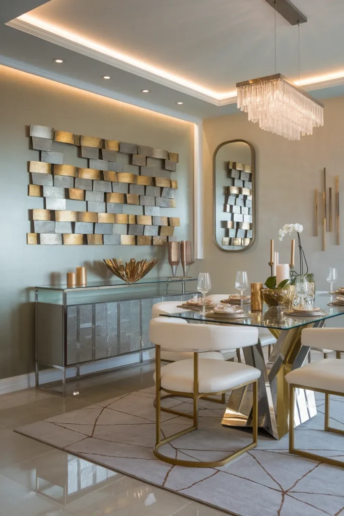 Metallic Accents for Modern Glamour