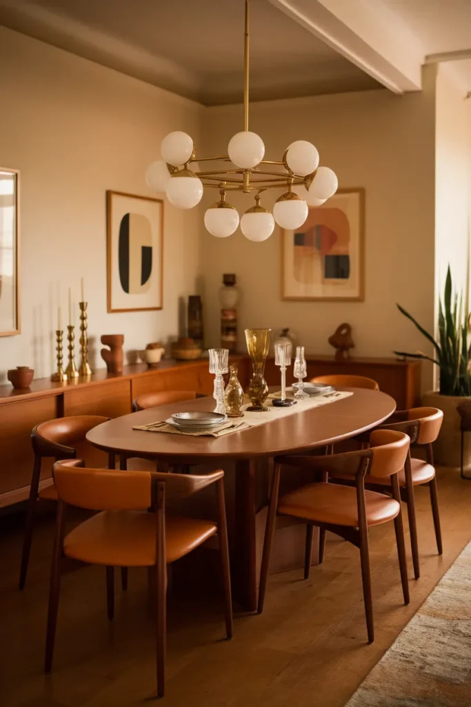 Mid-Century Globe Pendant for Retro Sophistication