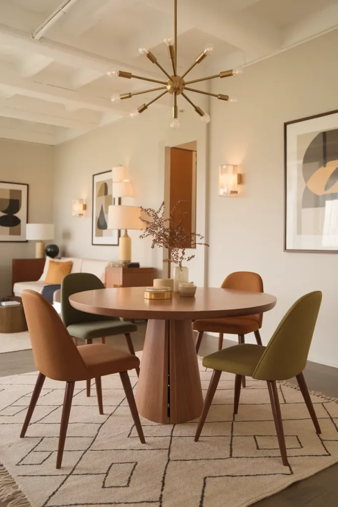Mid Century Modern Round Table Design
