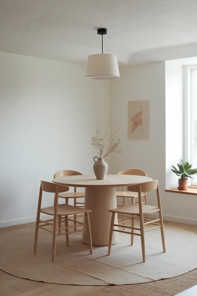Minimalist Boho Dining with Calm Energy
