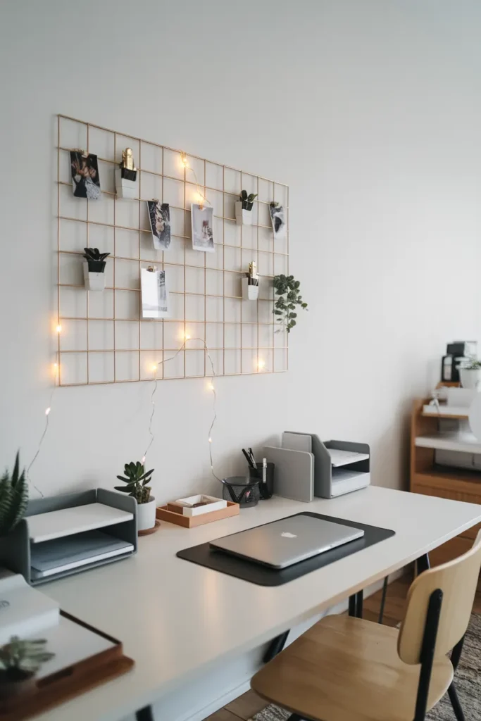 Minimalist Wall Grid Organizer