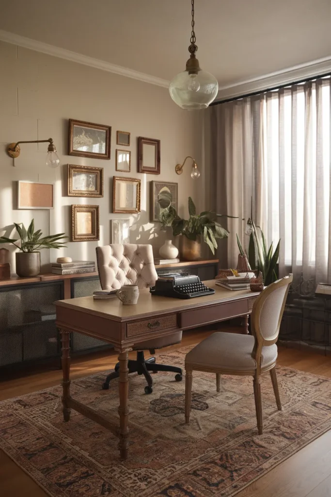 Mix of Vintage Finds and New Touches