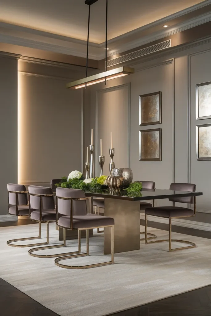 Mixed Metal Accents for a Chic Edge