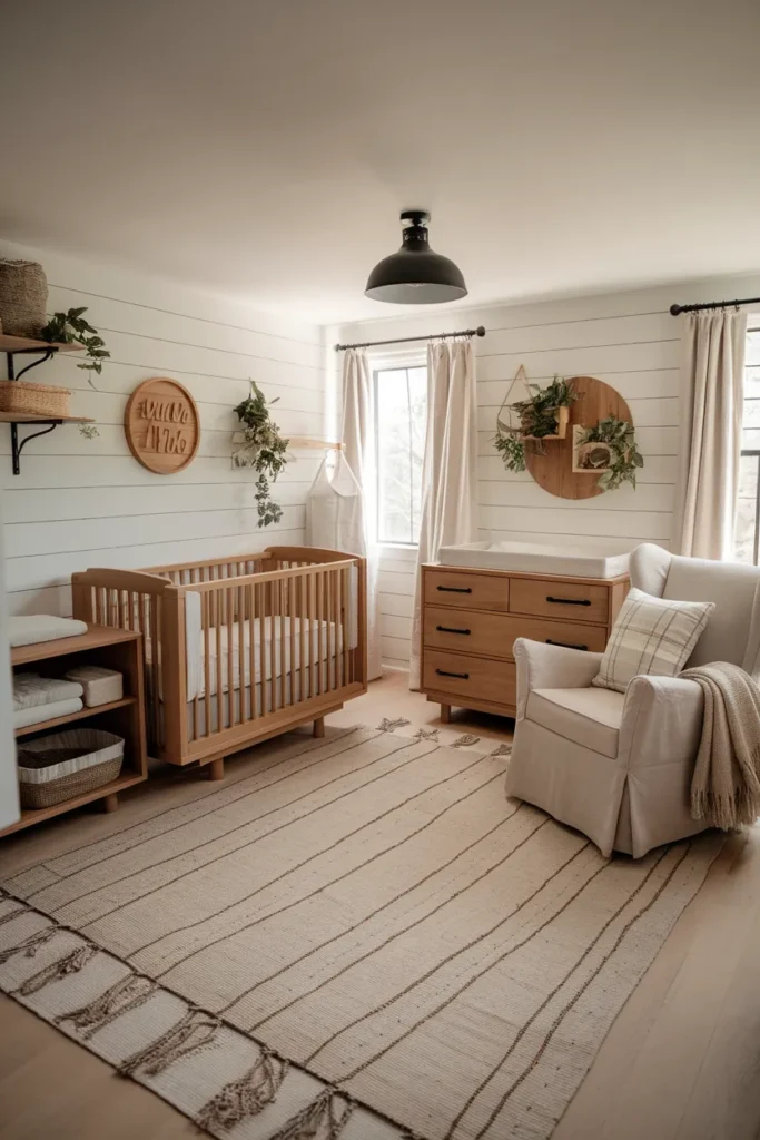 Modern Farmhouse Baby Room