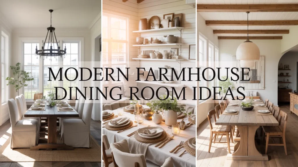 Modern Farmhouse Dining Room Ideas