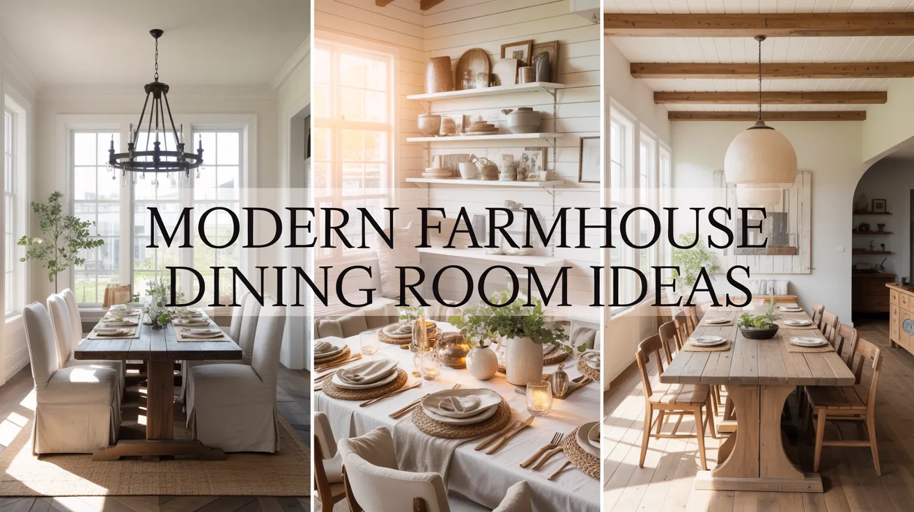 Modern Farmhouse Dining Room Ideas