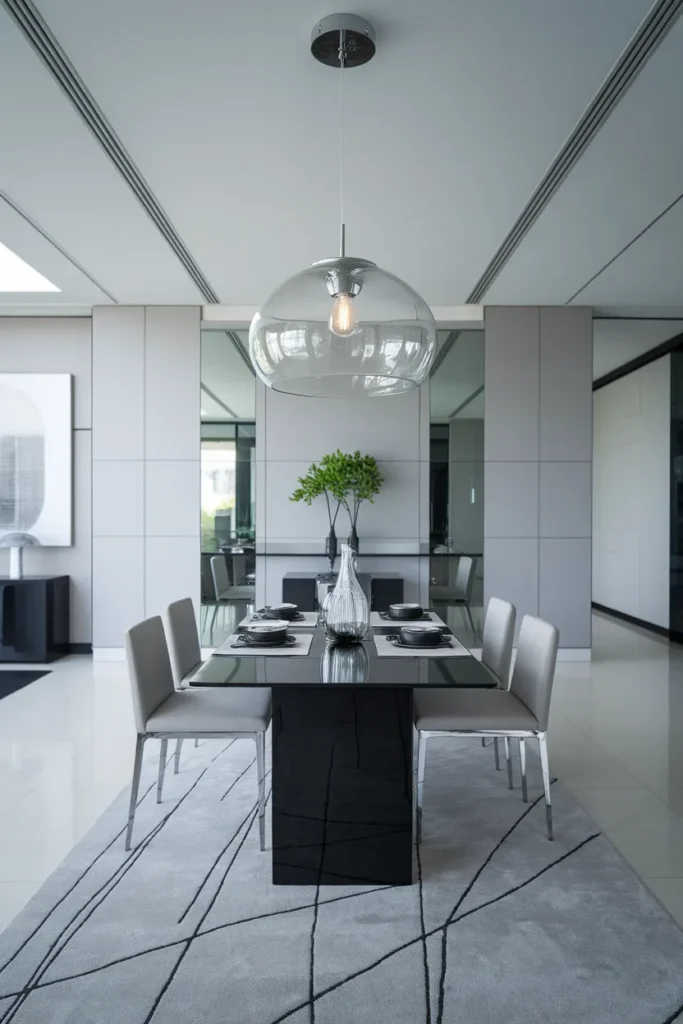 Modern Glass Dome Pendant for Sleek Brilliance