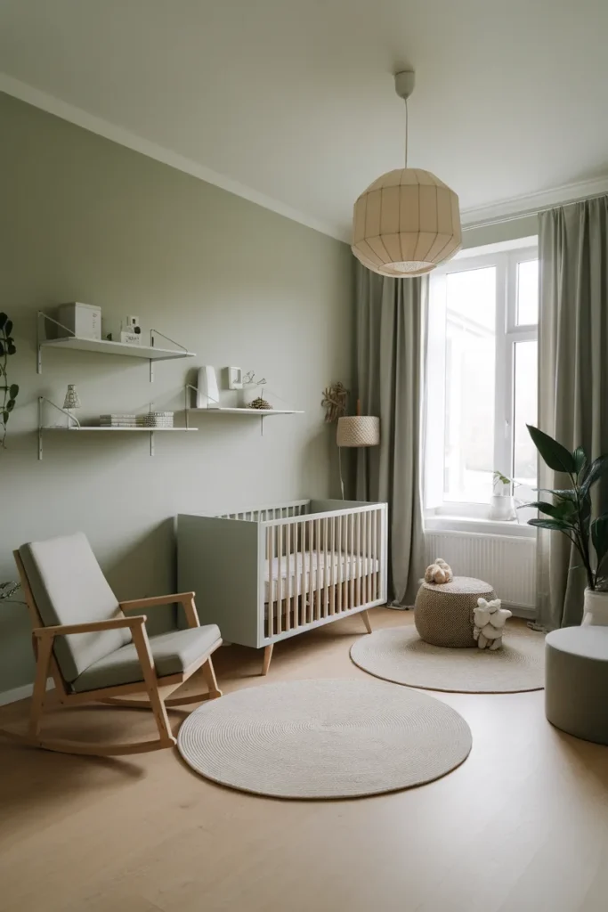 Woodland Retreat with Sage Green Walls