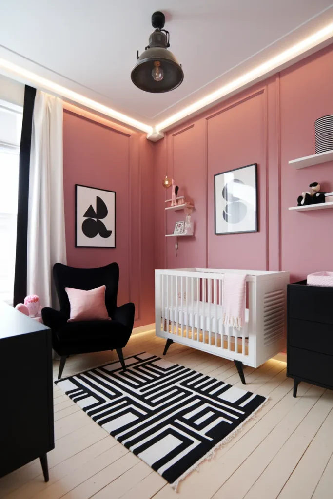 Modern Pink Contrast