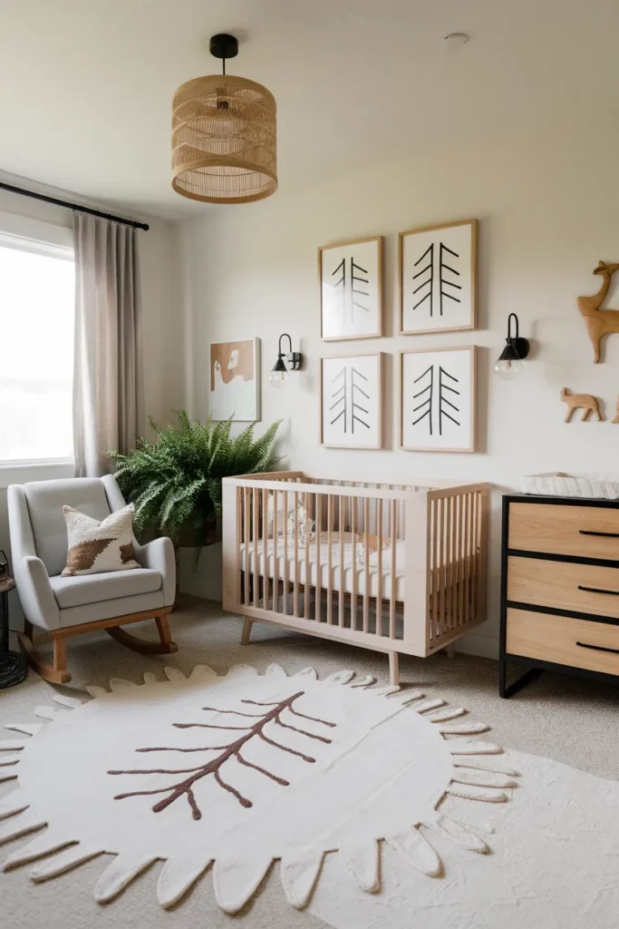Modern Rustic Woodland Nursery