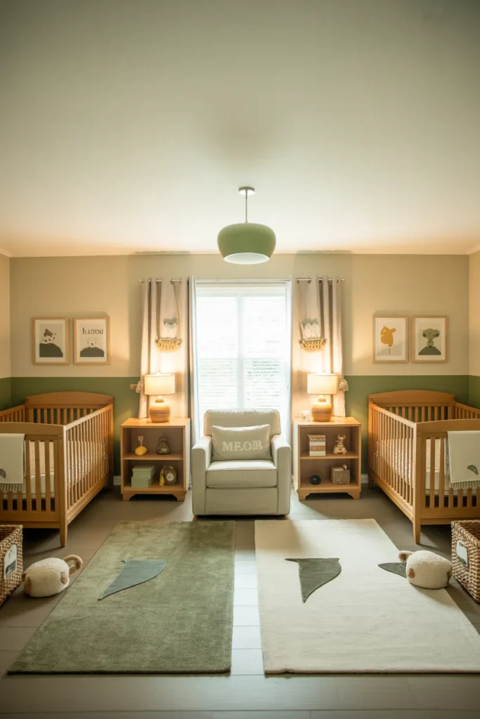 Modern Safari Twins Room
