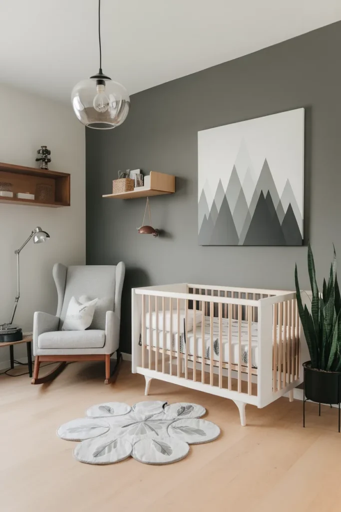 Modern Woodland Chic Nursery
