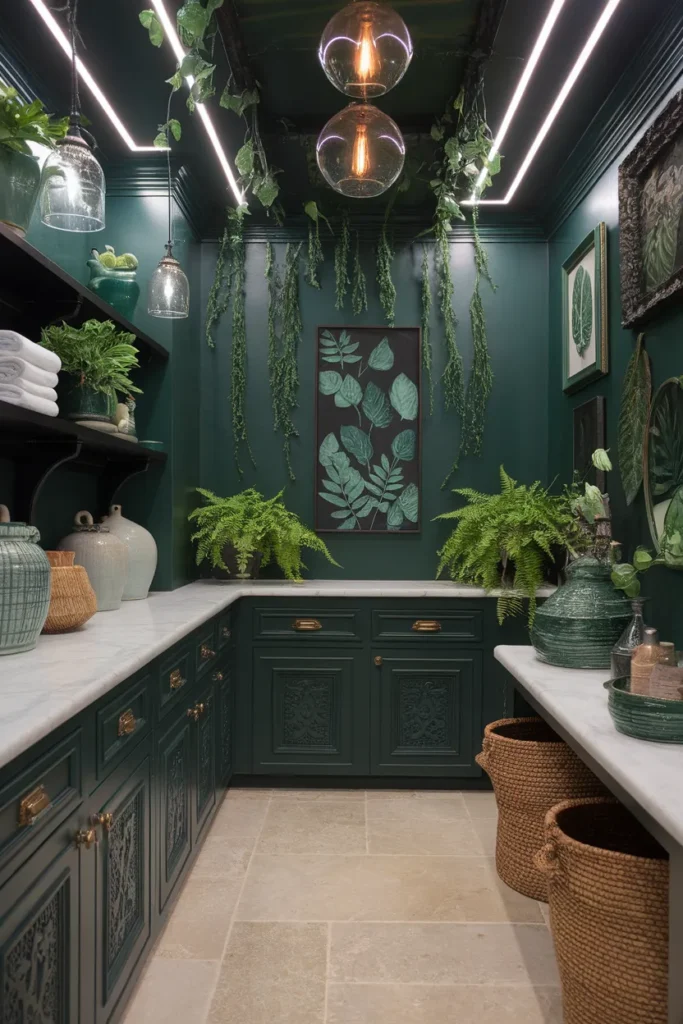 Moody Botanical Laundry Room